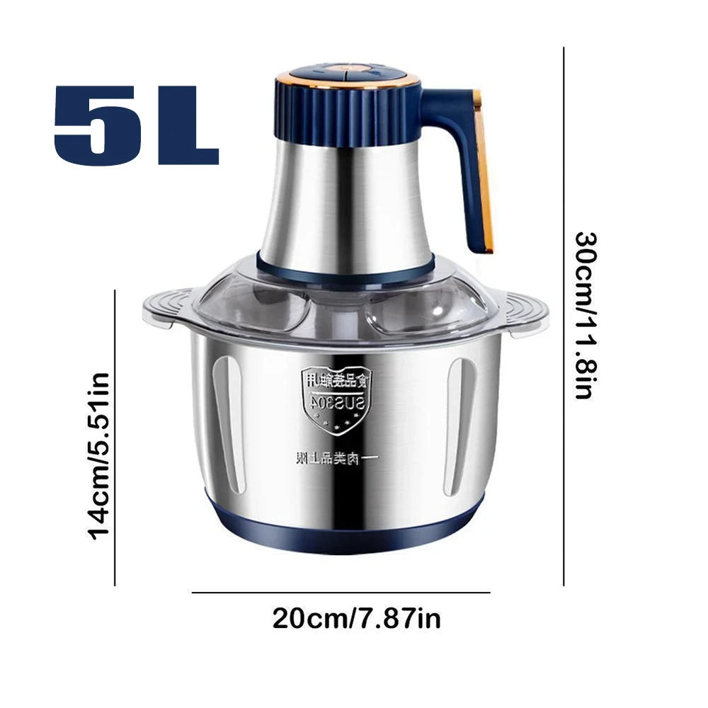 Robot culinaire multifonction en acier inoxydable