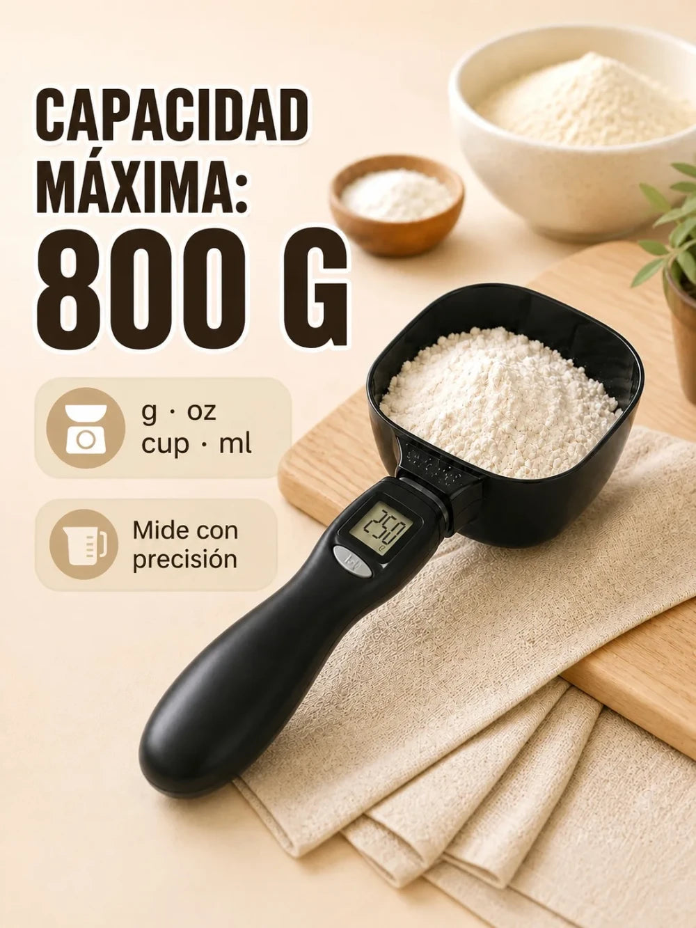Cuillère Balance de Cuisine Numérique