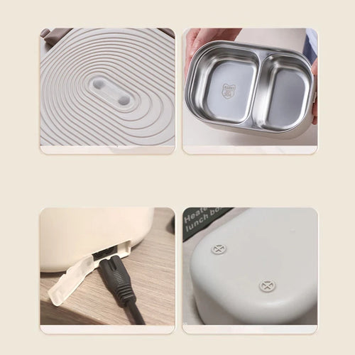 Boîte à repas électrique chauffante