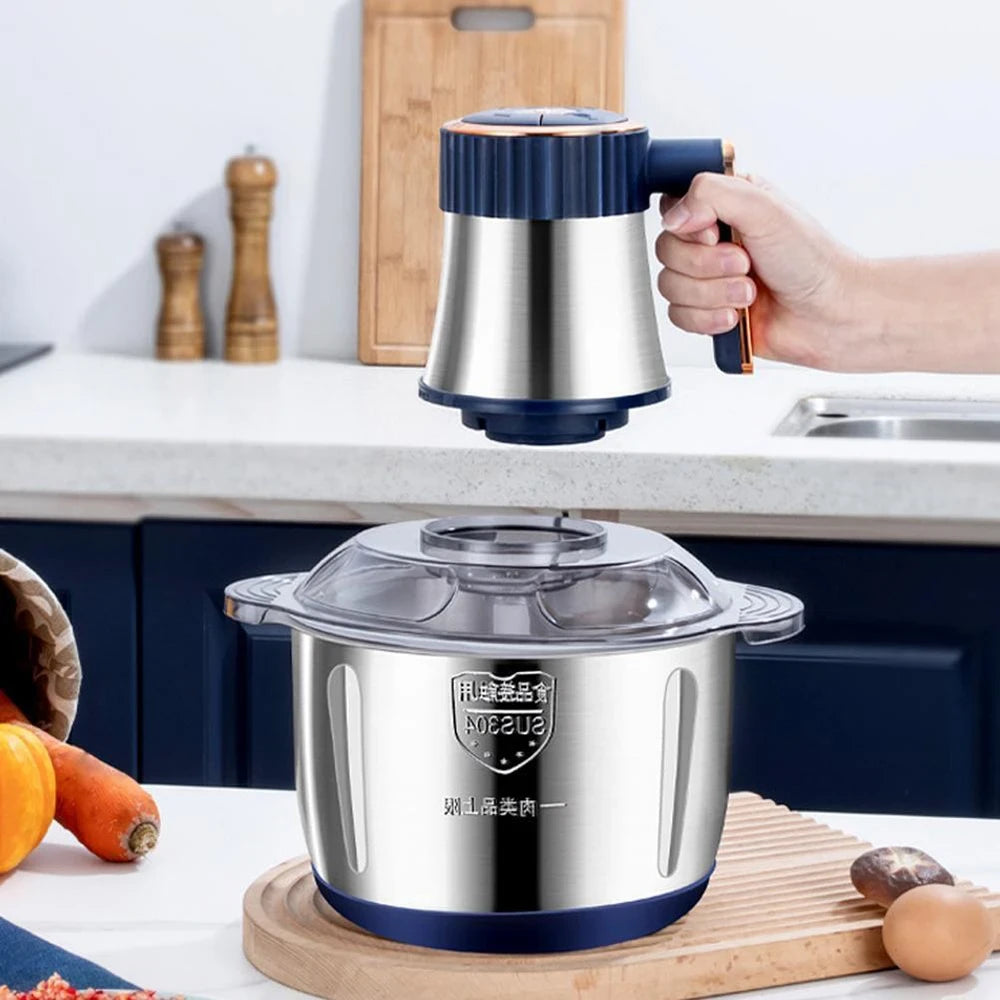 Robot culinaire multifonction en acier inoxydable